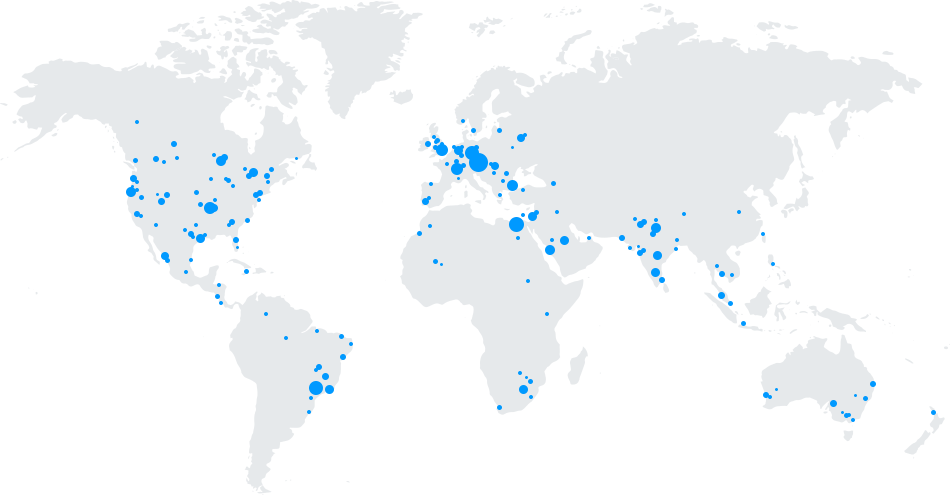Utilisateurs Kenhub dans le monde entier