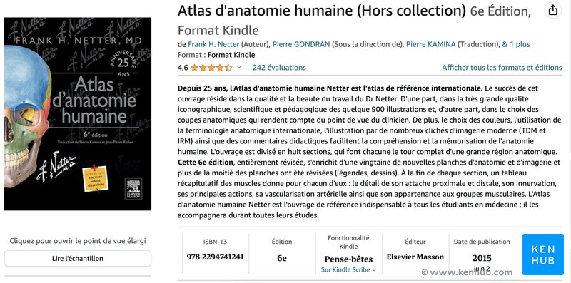 Atlas d'anatomie humaine