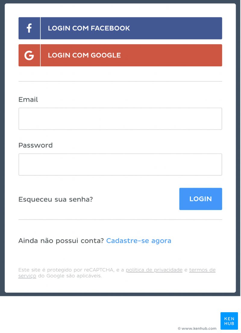 Não consigo entrar (login)